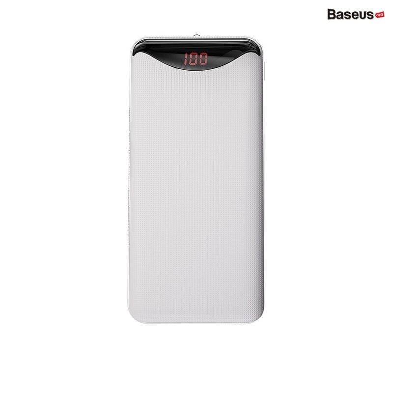 Pin dự phòng nhỏ gọn Baseus Gentleman Digital Display Powerbank 10000mAh dùng cho iPhone/Samsung/Oppo/Xiaomi (10,000mAh, 2 Port USB, LED/LCD Display)