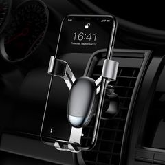 Bộ đế giữ điện thoại khóa tự động dùng cho xe hơi Baseus Mini Gravity Car Holder LV429（Air Outlet Version Car Mount）