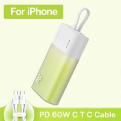 Pin dự phòng Baseus Popsicle 5200mAh – Sạc nhanh 20W PD/QC/AFC/FCP, tặng cáp C to C 60W, nhỏ gọn, tiện lợi mang theo