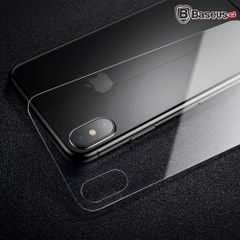 Bộ kính cường lực 3D 2 mặt Trước & Sau Baseus LV179 cho iPhone X (0.2mm/ 0.3mm, Ultra Thin, Front and Back Protector)