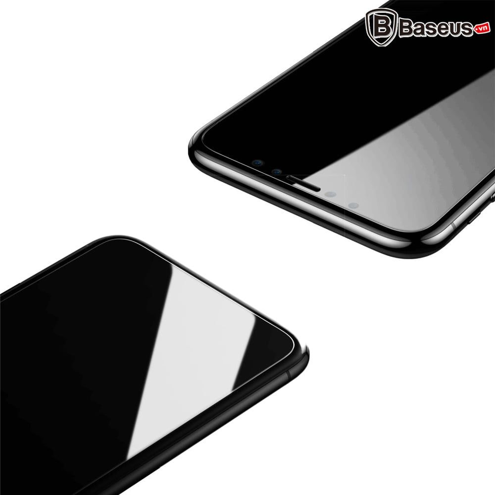 Kính cường lực siêu mỏng Baseus LV263 dùng cho iPhone X (0.15mm, Ultra Thin Tempered Glass Screen Protector)