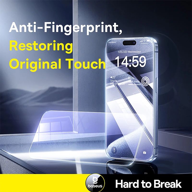 Kính Cường Lực Baseus Superior Series for iPhone 16 Series (With cleaning kit and EasyStick installation tool)