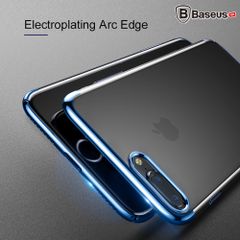 Ốp lưng trong suốt viền si màu Crome Baseus Glitter Case cho iPhone 7/8 Plus ( Ultra Thin, Luxury Plating Hard Plastic Case)