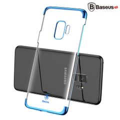 Ốp Baseus Glitter Case – Trong suốt, viền si màu sang trọng, siêu mỏng, nhựa cứng, cho Samsung Galaxy S9/S9 Plus