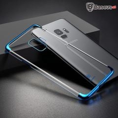 Ốp Baseus Glitter Case – Trong suốt, viền si màu sang trọng, siêu mỏng, nhựa cứng, cho Samsung Galaxy S9/S9 Plus
