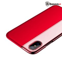 Ốp lưng Baseus Haft to Haft LV181 cho iPhone X Gold/ Đỏ/ Đen (Soft TPU + Hard PC Protective Shell Back Cases)