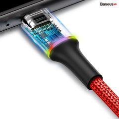 Cáp sạc nhanh siêu bền Baseus Halo Data Lightning Cable cho iPhone/ iPad (2.4A Fast Charge , LED Light indicator)