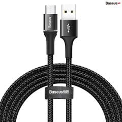 Cáp sạc nhanh siêu bền Baseus Halo Data Micro USB Quick Charge Cable cho Samsung/ Xiaomi/ Oppo/ LG / Huawei (3A, Quick charge 3.0, LED Light indicator)