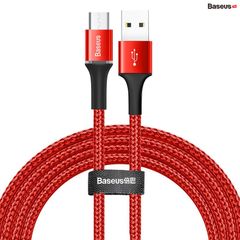 Cáp sạc nhanh siêu bền Baseus Halo Data Micro USB Quick Charge Cable cho Samsung/ Xiaomi/ Oppo/ LG / Huawei (3A, Quick charge 3.0, LED Light indicator)