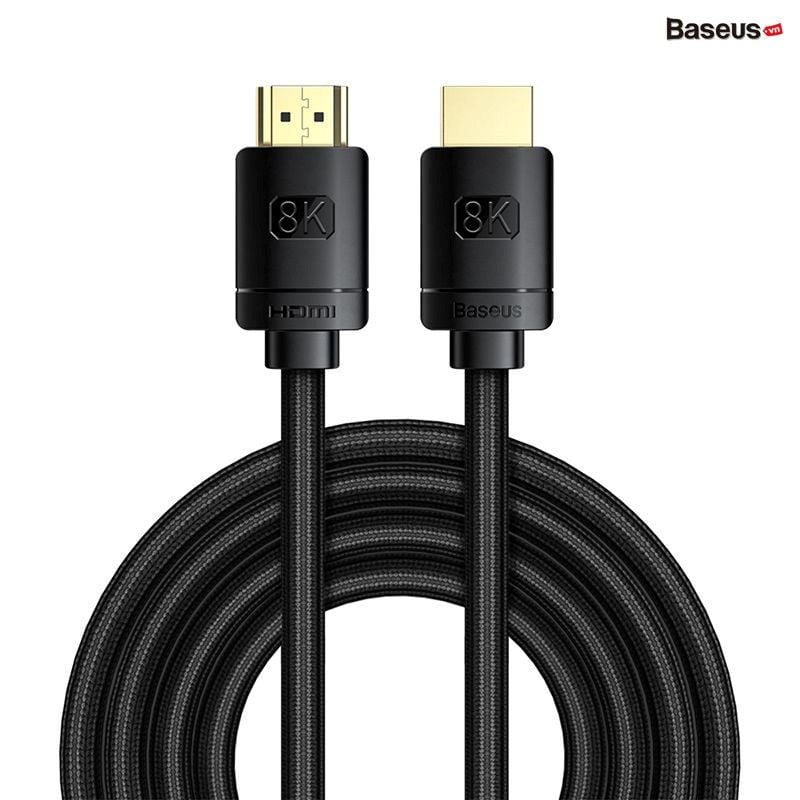 Cáp HDMI 2.1 8K cao cấp Baseus High Definition Series (HDMI to HDMI Cable, 8K Video Adapter Cable)