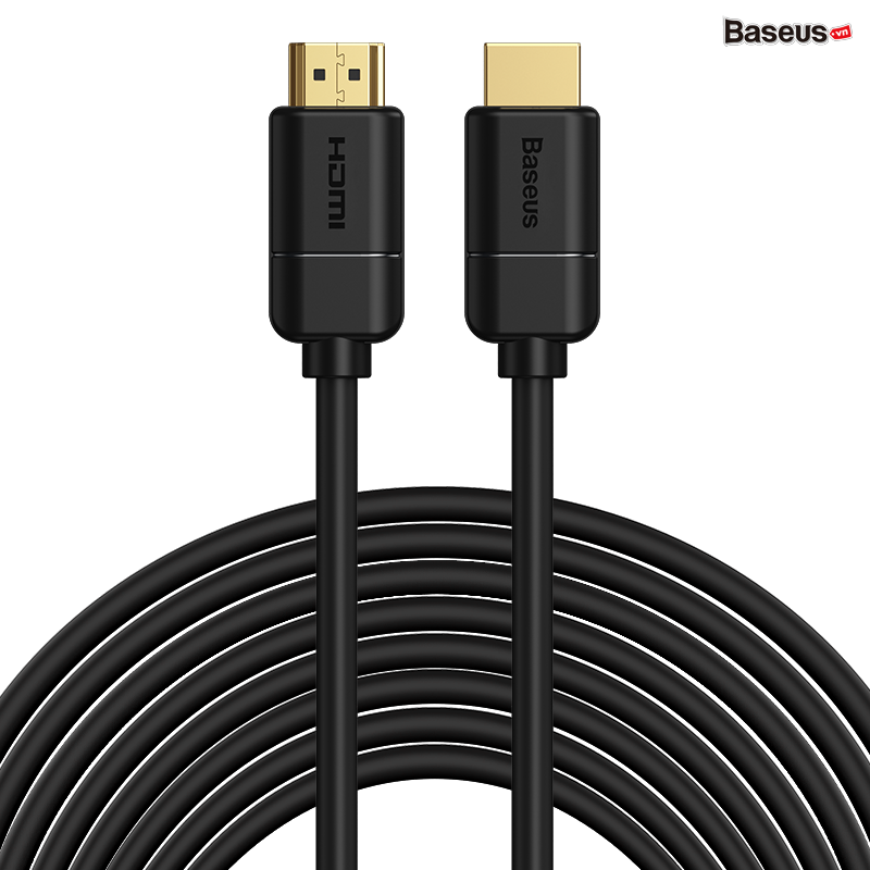 Cáp HDMI2.0 siêu nét Baseus High Definition Series (4K/60Hz, 18Gbps, 21:9 Display Ration, 32 Stereo Chanels, HDR, 3D Support, HDMI2.0 Cable)