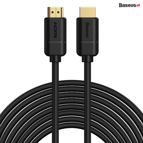 Cáp HDMI 2.0 Baseus – 4K@60Hz, HDR, 3D, tốc độ 18Gbps, 32 kênh âm thanh, hỗ trợ tỉ lệ 21:9, truyền siêu nét