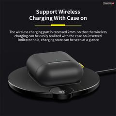 Case chống sốc AirPods 1/2 Baseus Let's Go – Có móc khoá đeo chất liệu vải dệt bảo vệ tối ưu
