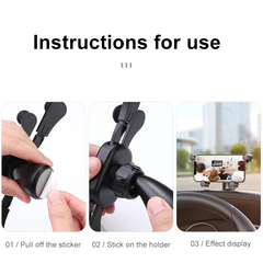 Bộ đế giữ điện thoại trên ô tô Baseus Horizontal Screen Gravity Holder (Paste Type,Vehicle-mounted, Car Holder )