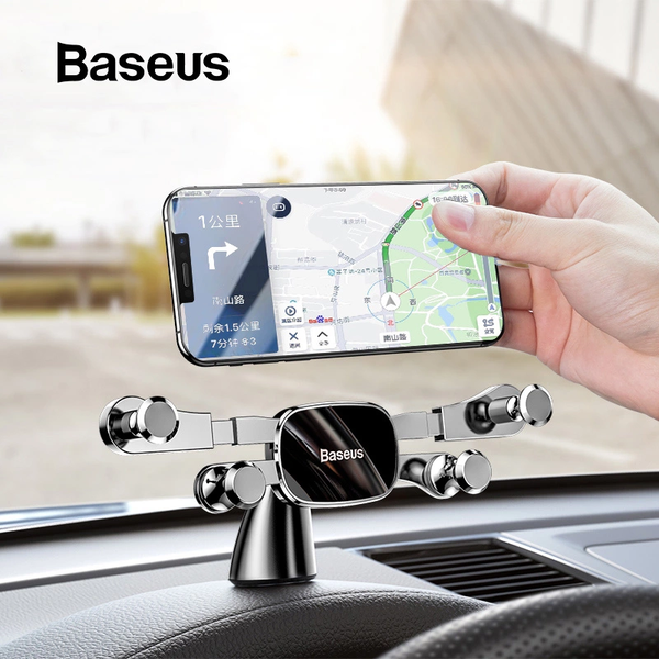 Bộ đế giữ điện thoại trên ô tô Baseus Horizontal Screen Gravity Holder (Paste Type,Vehicle-mounted, Car Holder )