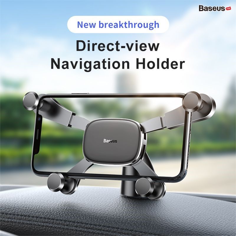 Bộ đế giữ điện thoại trên ô tô Baseus Horizontal Screen Gravity Holder (Paste Type,Vehicle-mounted, Car Holder )