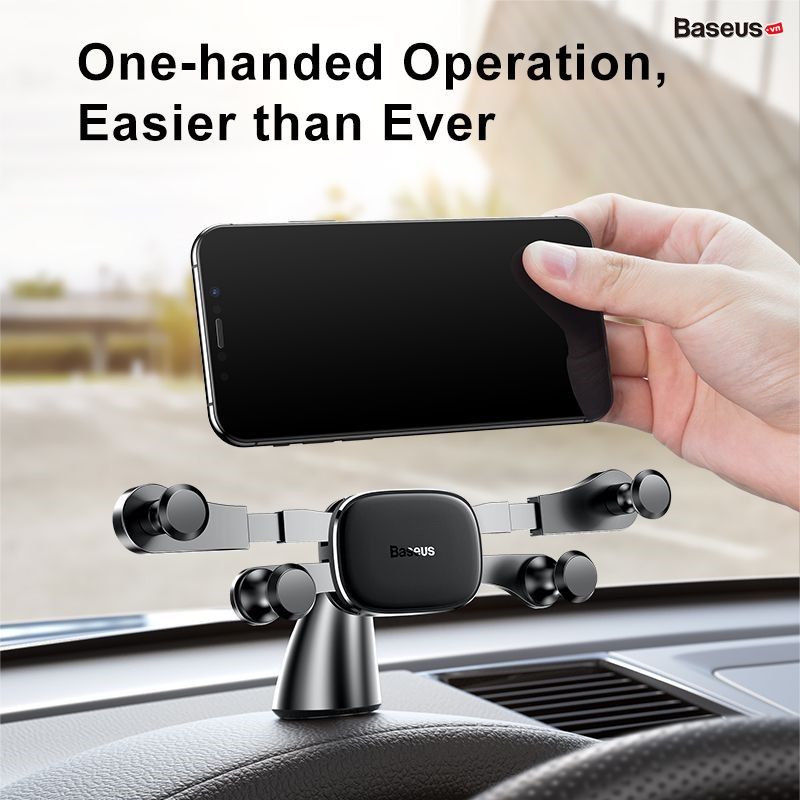 Bộ đế giữ điện thoại trên ô tô Baseus Horizontal Screen Gravity Holder (Paste Type,Vehicle-mounted, Car Holder )