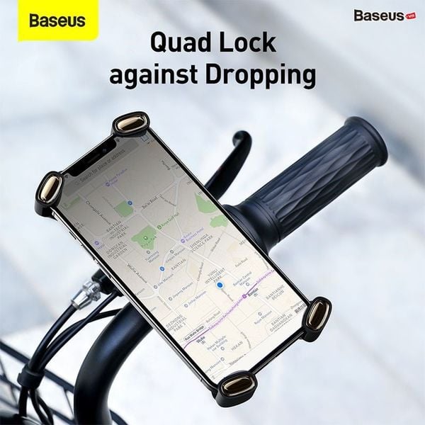 Đế giữ điện thoại dùng trên xe máy, xe đạp Baseus Quick to take cycling Holder (4.7 - 6.7inch, Applicable for bicycle and Motorcycle）