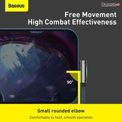 Cáp sạc nhanh Type C to Lightning đầu gập 90 độ Baseus Legend Series Elbow (20W/18W Power Delivery Fast charge , LED & Elbow Design)