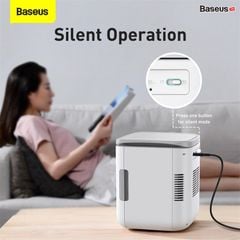 Tủ lạnh mini Baseus Igloo Mini Fridge for Students (6L, 220V, làm mát và giữ ấm)