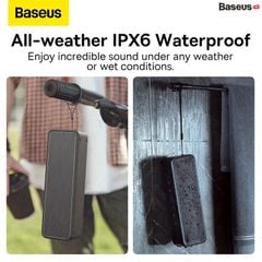 Loa Bluetooth Di Động, Chống Nước Baseus V1 Outdoor Waterproof Portable (Công Suất 20W, Kháng Nước IPX6, 3000mAh, 3EQ Mode, TWS Pairing, Super Bass Mode)