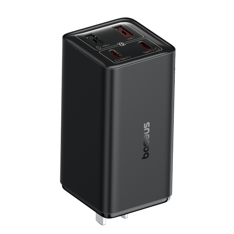 Củ Sạc Nhanh Baseus GaN6 Pro Fast Charger 2C+2U 100W (Tặng kèm cáp nối dài 1m)