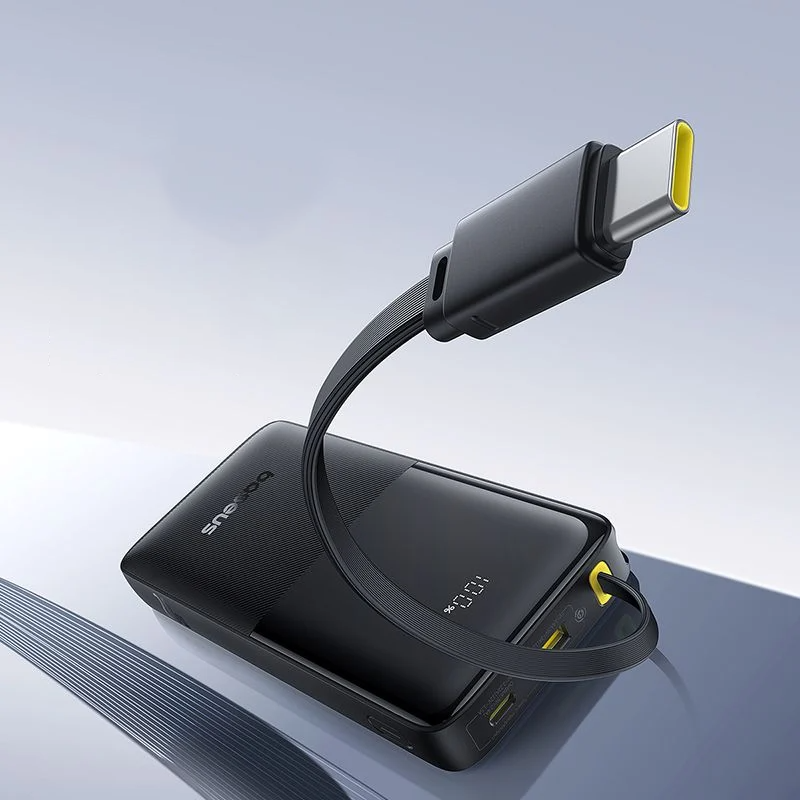 Pin Dự Phòng Baseus Bipow 2 Digital Display With Built-in USB-C Cable 10000mAh/20000mah 20W