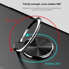 Ốp lưng tích hợp Ring Holder với đế quay vòng nhẫn Baseus Ring Case LV234 cho iphoneX (Ultra Thin Finger Hard PC + Zinc Alloy)