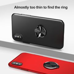 Ốp lưng tích hợp Ring Holder với đế quay vòng nhẫn Baseus Ring Case LV234 cho iphoneX (Ultra Thin Finger Hard PC + Zinc Alloy)