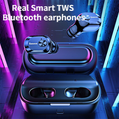 Tai nghe True Wireless Baseus Encock W01 Earphones ( TWS, Bluetooth V5.0, Waterproof, Charging Case )