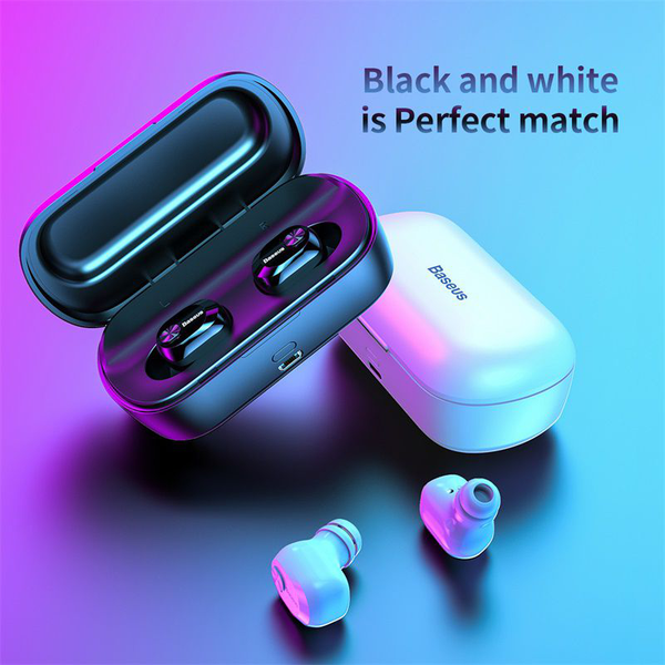 Tai nghe True Wireless Baseus Encock W01 Earphones ( TWS, Bluetooth V5.0, Waterproof, Charging Case )