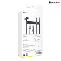 Bộ dụng cụ cố định dây cáp Baseus Kaka Fixer Kit (Kèm 15 dây xé dán Velcro - Vàng/ Đen/ Đỏ )