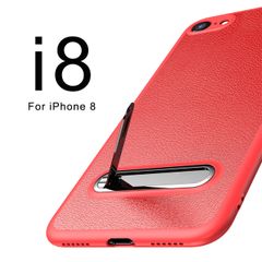 Ốp lưng giả da tích hợp chân đứng Baseus Happy Watching Case cho iPhone 8/ iPhone 8 Plus (Kickstand/ Magnetic Holder Stand Phone Cover)