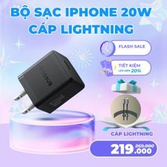 Bộ Sạc Nhanh Kèm Cáp Baseus Palm 1C 20W (For iPhone/iPad/Samsung/Google Pixel)