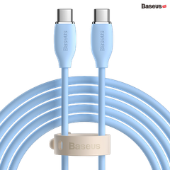 Cáp Sạc Nhanh Type-C to Type-C 100W Baseus Jelly Liquid Silica Gel Fast Charging Data Cable