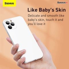 Ốp lưng chống bám bẩn cho iPhone 12 Series Baseus Liquid Silica Gel Protective Case (New Generation Silicone, Dirt Prevention Case)