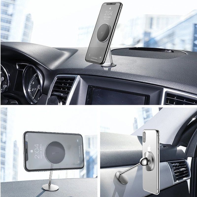 Bộ đế giữ điện thoại nam châm Baseus Little Sun Magnetic LV490 (360 Degree Rotation Magnetic Car Mount Bracket)