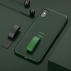 Ốp lưng tích hợp Ring Holder chống rớt Baseus Little Tail Case LV225 cho iPhone X (Ultra Thin Hard PC Silicone)