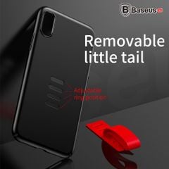 Ốp lưng tích hợp Ring Holder chống rớt Baseus Little Tail Case LV225 cho iPhone X (Ultra Thin Hard PC Silicone)