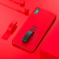 Ốp lưng tích hợp Ring Holder chống rớt Baseus Little Tail Case LV225 cho iPhone X (Ultra Thin Hard PC Silicone)