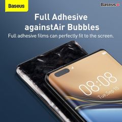 Baseus 0.25mm Full Screen Curved Surface Full Rubber Tempered Glass Film for HONOR Magic3/Pro/Pro+