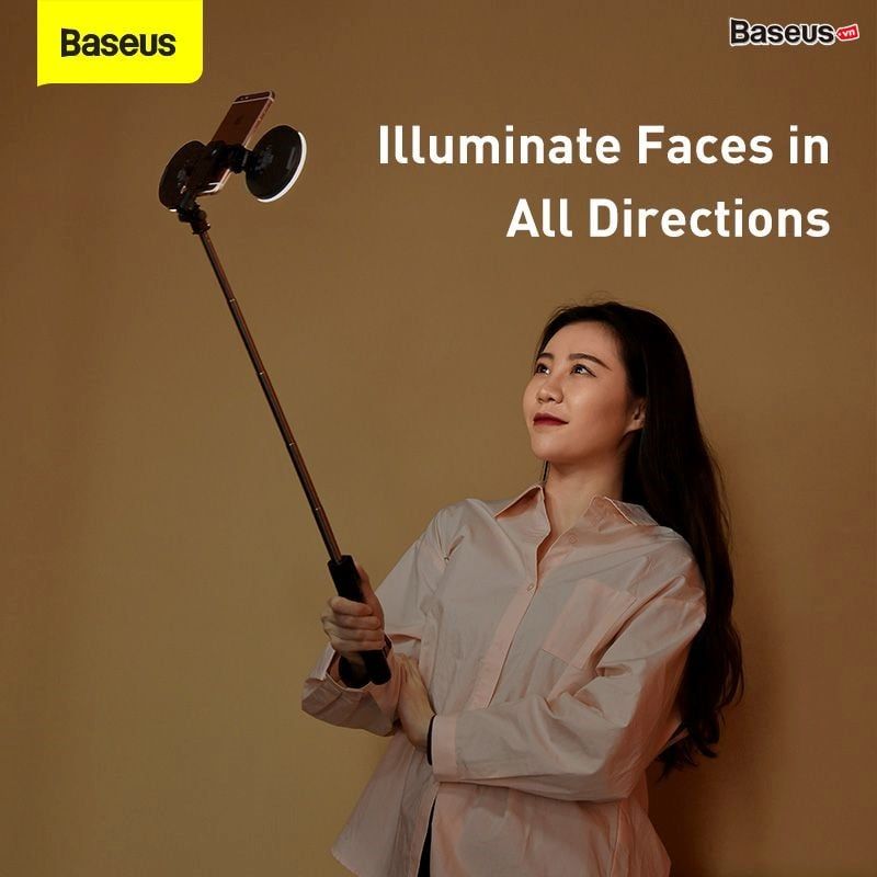 Gậy tự sướng tích hợp Tripod chân xếp gọn Baseus Lovely Bluetooth Bracket Selfie Stick Gen 2