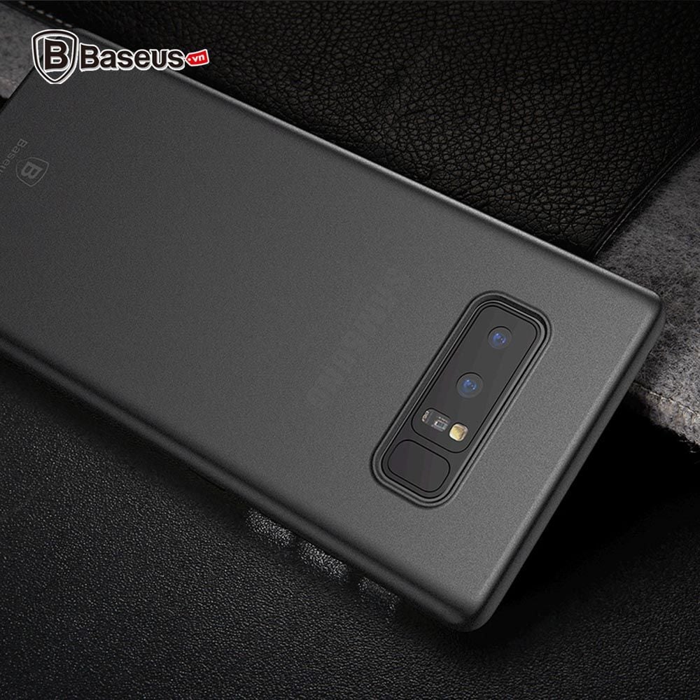 Ốp lưng Siêu mỏng, Chống bám vân tay Baseus Wing Case LV167 cho Samsung Galaxy Note 8 ( 0.45mm Ultra Thin Hard Plastic Wing Case)