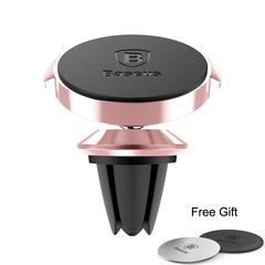 Bộ đế giữ điện thoại nam châm Baseus Magnetic Holader LV170 dùng cho xe hơi (Magnetic Air Vent Car Mount/ Holder)