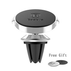 Bộ đế giữ điện thoại nam châm Baseus Magnetic Holader LV170 dùng cho xe hơi (Magnetic Air Vent Car Mount/ Holder)