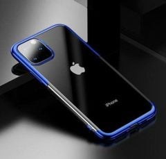 Ốp lưng Baseus Shining – TPU dẻo trong suốt, viền si Crome màu, chống sốc, cho iPhone 11/Pro/Pro Max (2019), mỏng nhẹ