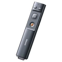 Bút trình chiếu Baseus Orange Dot – Laser đỏ, 100m, điều khiển không dây, USB/Type-C, cho Laptop/MacBook