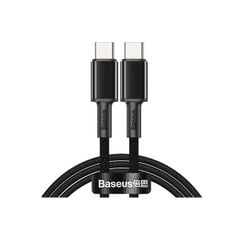 Cáp sạc nhanh siêu bền C to C Baseus High Density Braided PD 100W (5A/20V, E-marker Chip, Type C to Type C Fast Charging Data Cable)