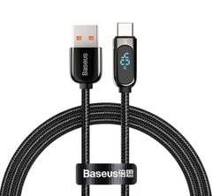 Cáp sạc nhanh có màn hình LED Baseus Display & Fast Charge Type C (40W, 5A, LED Display, Fast Charging/QC & Data Cable )