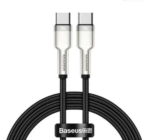 Cáp sạc siêu nhanh 100W Baseus Cafule Series Metal Data Cable Type-C to Type-C (100W)